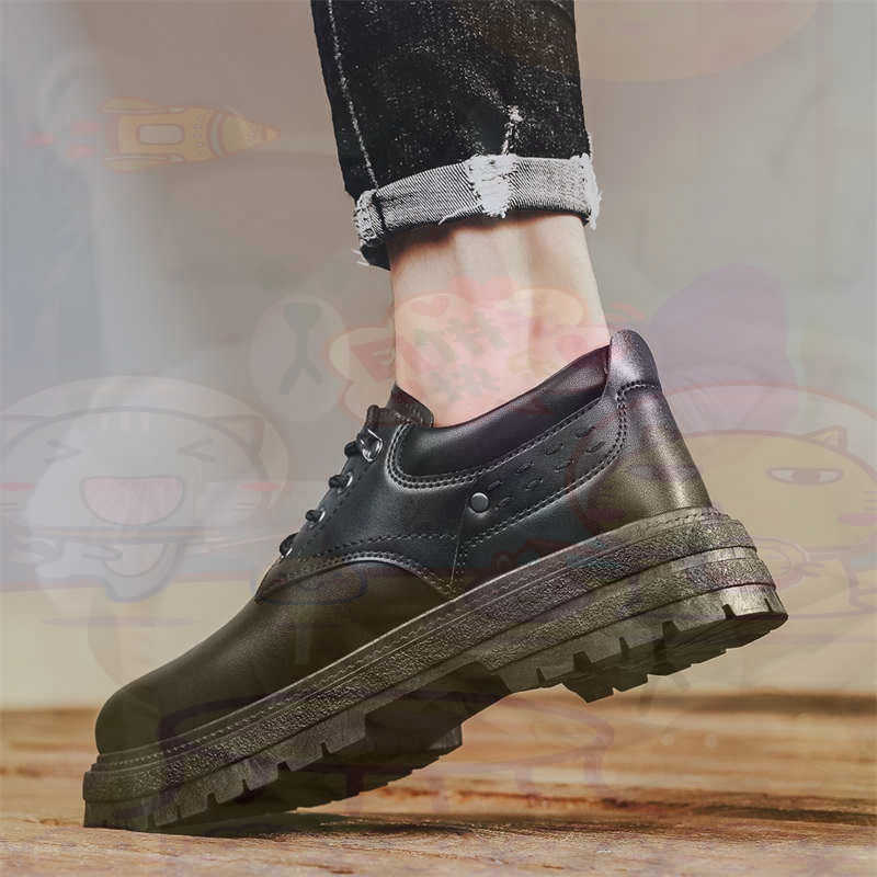 Vintage Fashion Resale - Dark Natural Leather Fashion Trainers Tennis