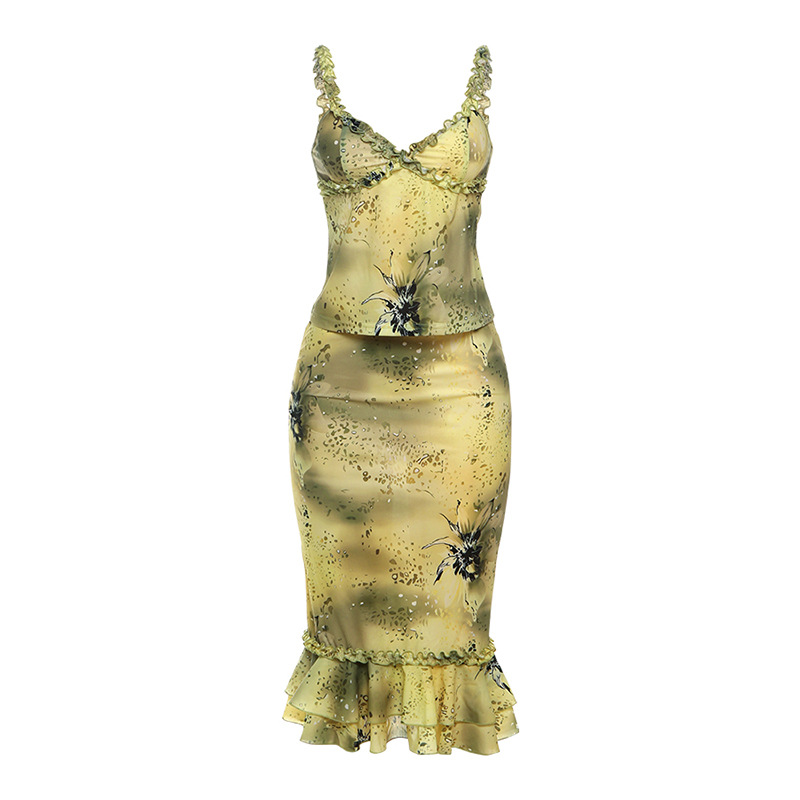 Women's Dress 2 Piece Floral P - Vintage Fashion Pieces ulasan dan harga