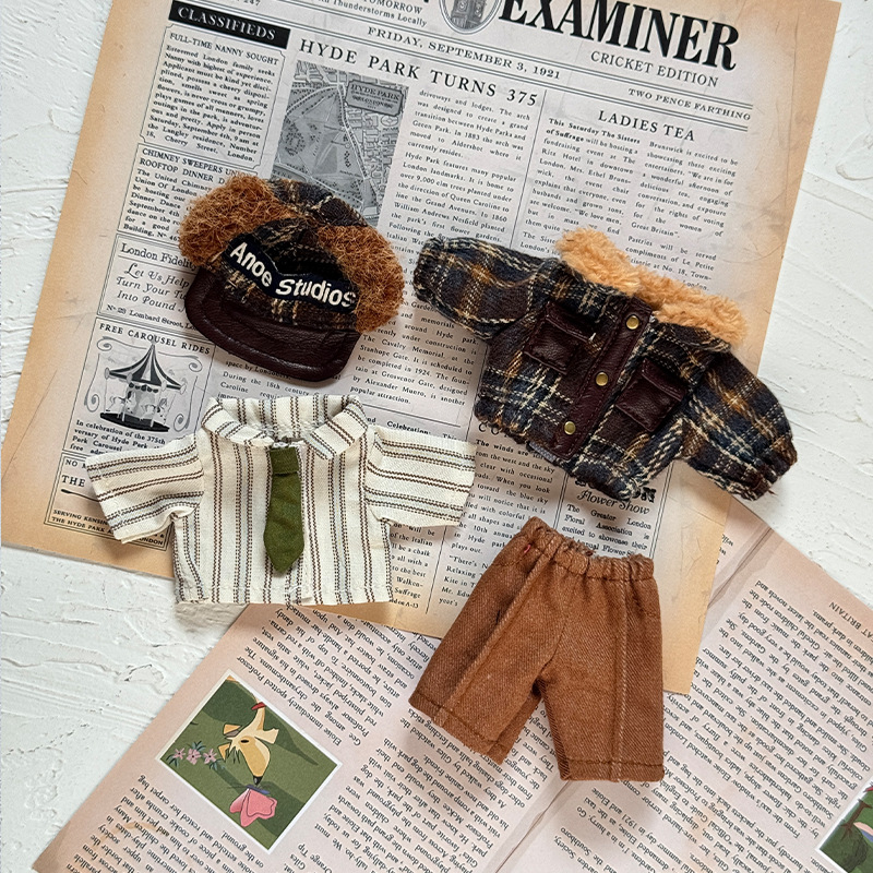 Vintage Bear Doll Clothes Set  - Vintage Fashion Dolls ulasan dan harga