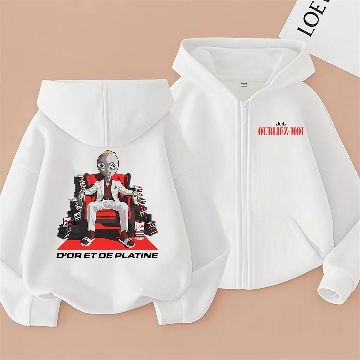 Rapper Jul Oubliez Moi Graphic - Vintage Fashion Pop Up ulasan dan harga
