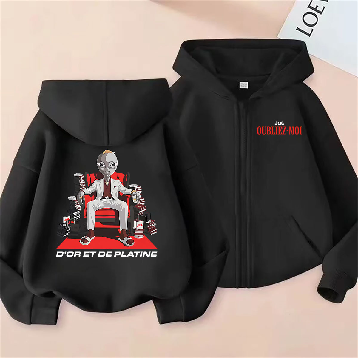 Rapper Jul Oubliez Moi Graphic - Vintage Fashion Pop Up ulasan dan harga