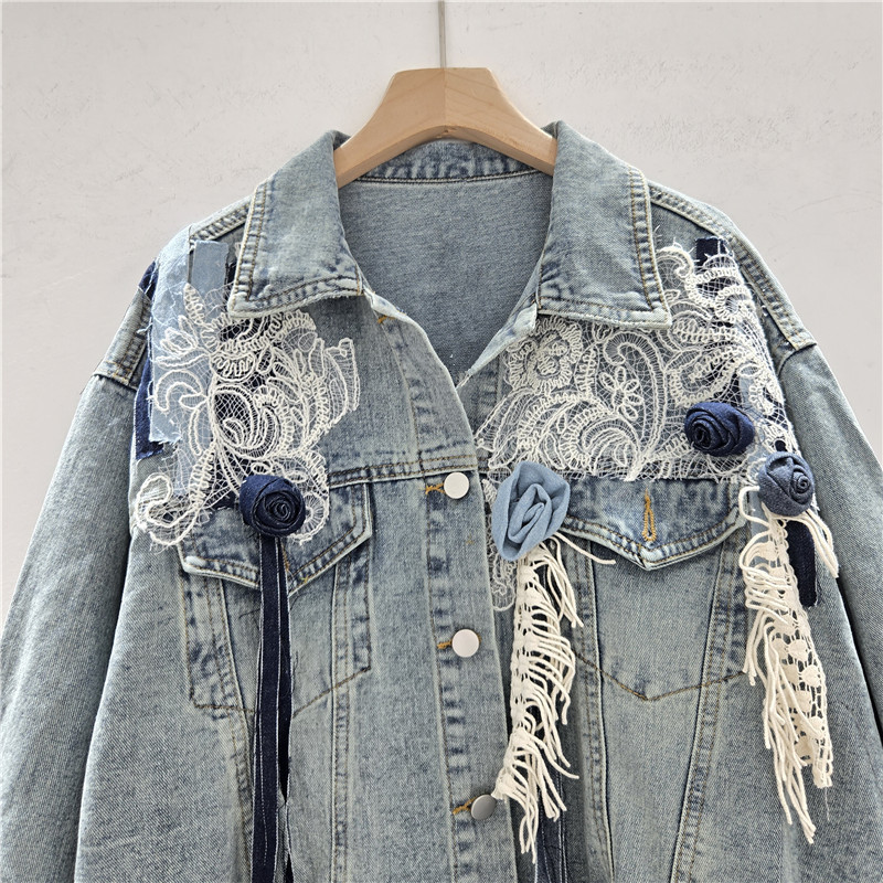 SuperAen Autumn 2025 New Women - Patchwork Jean Jacket ulasan dan harga