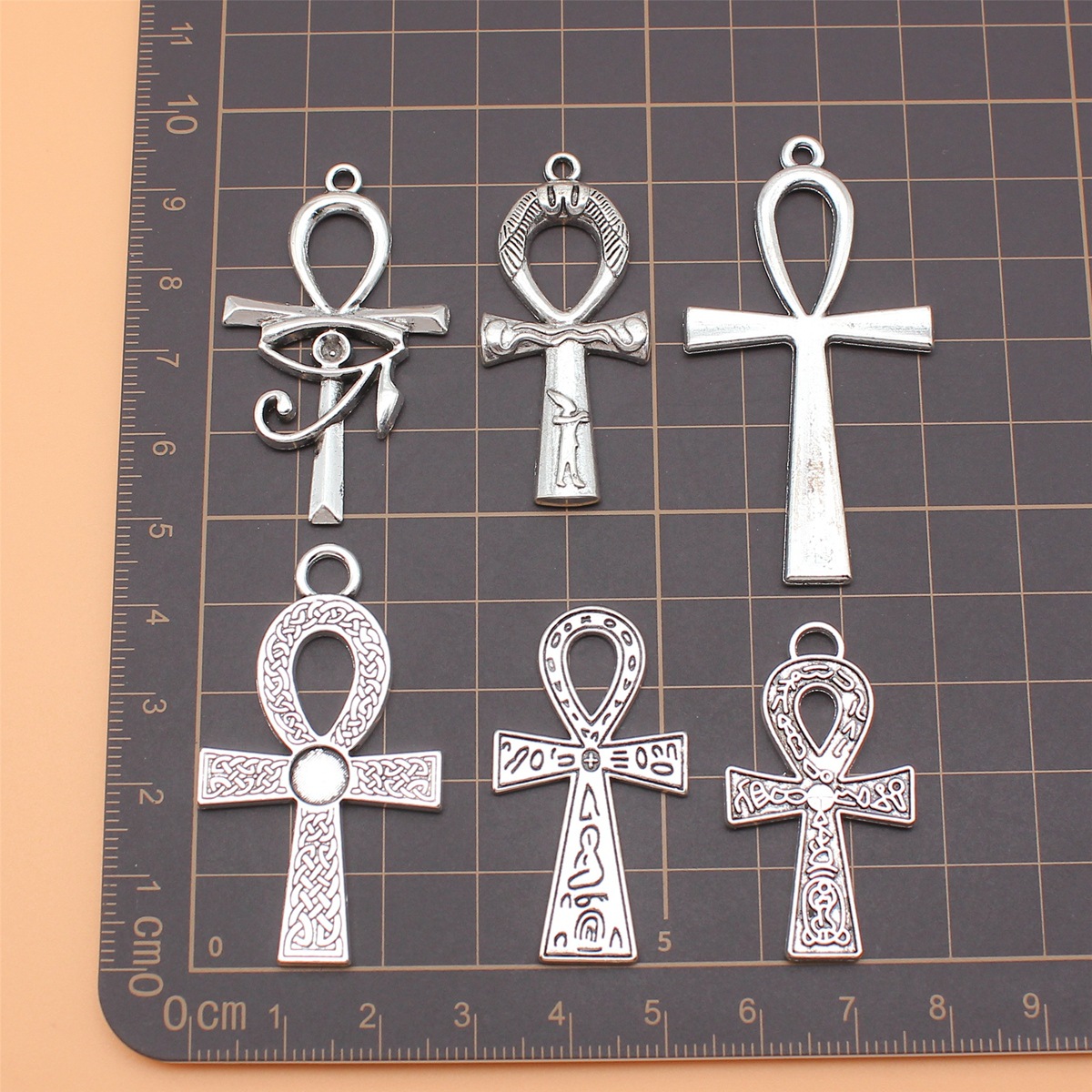 6pcs Antique Silver Color Key  - Vintage Fashion Collection ulasan dan harga