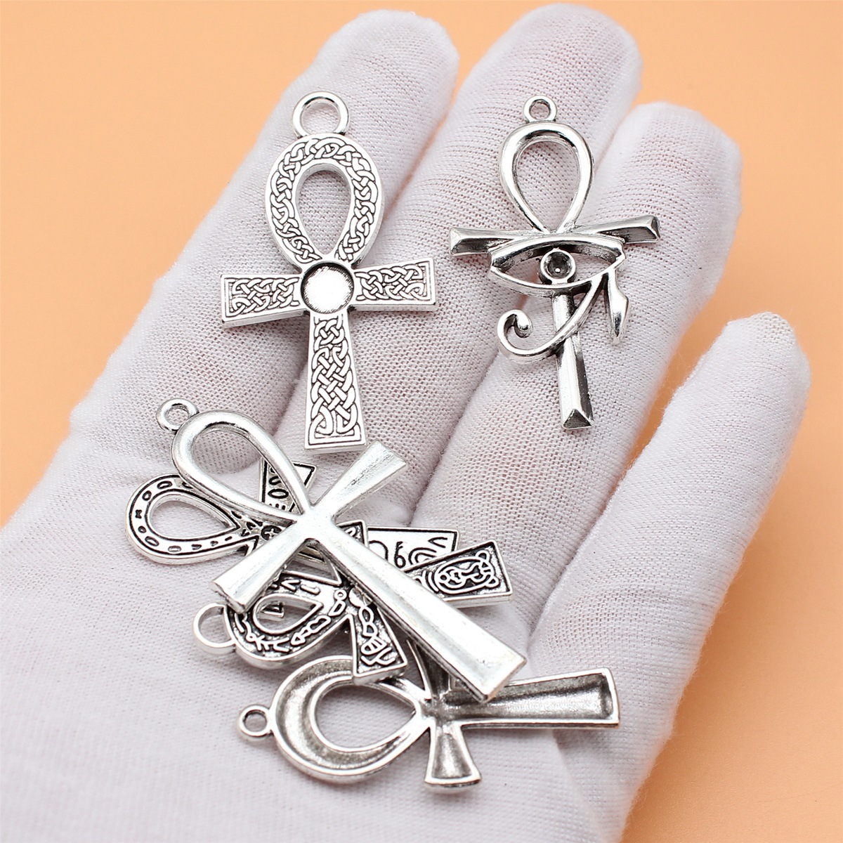 6pcs Antique Silver Color Key  - Vintage Fashion Collection ulasan dan harga
