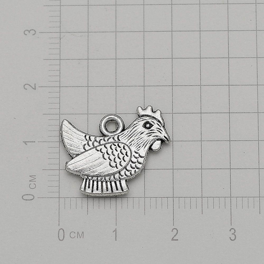 Antique Silver Plated Cock Roo - Vintage Fashion Resale ulasan dan harga