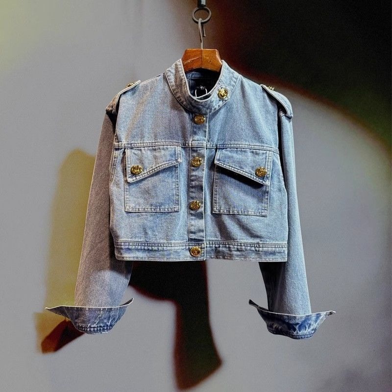 Blouse Jacket Women's Autumn R - Patchwork Jean Jacket ulasan dan harga