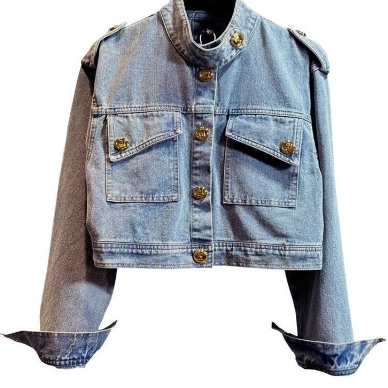 Blouse Jacket Women's Autumn R - Patchwork Jean Jacket ulasan dan harga