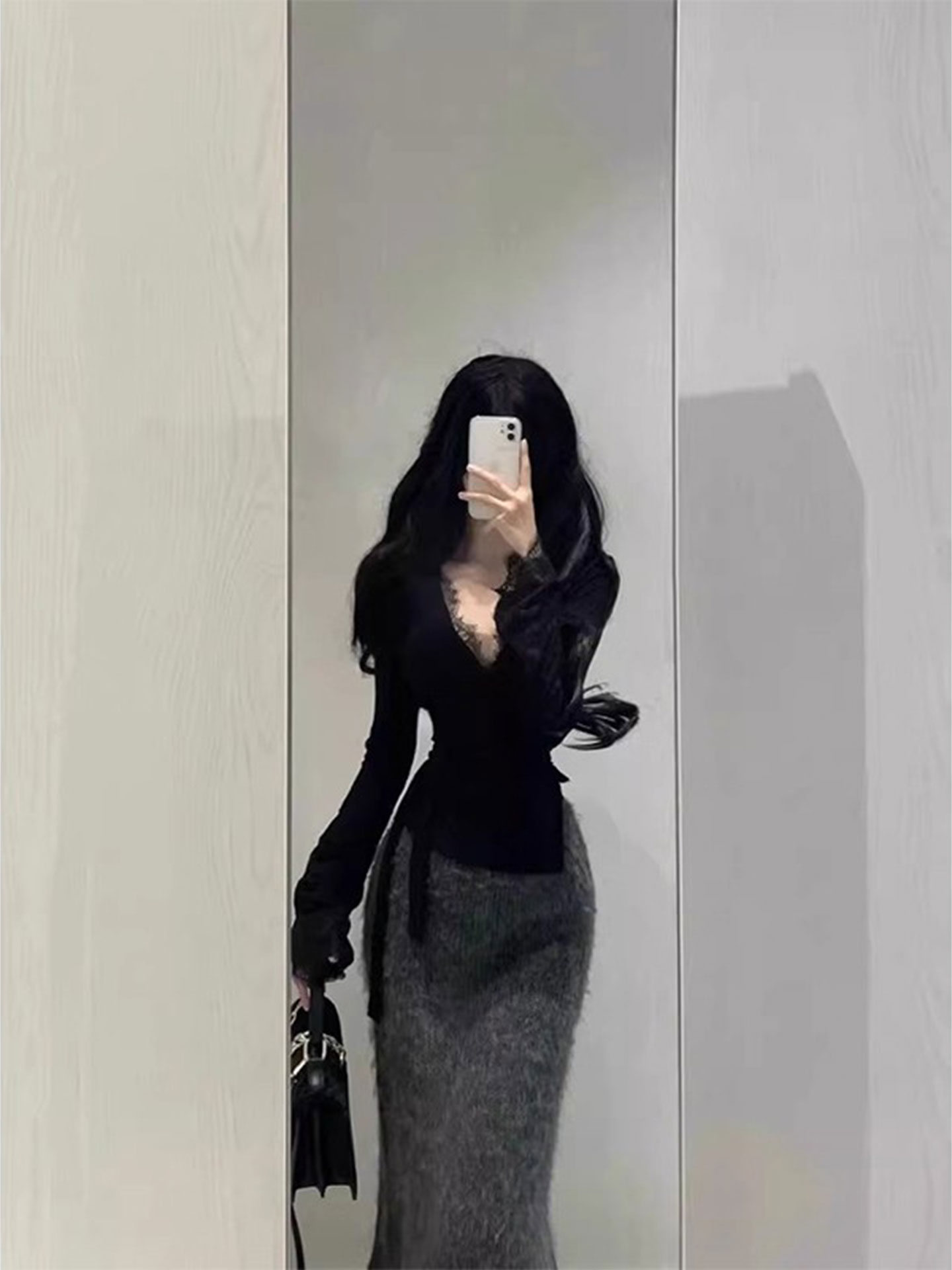 Large Size Vintage Knitted Gre - Vintage Fashion Pieces ulasan dan harga