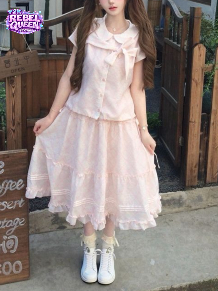 Japanese Vintage Sweet Bow Pet - Vintage Fashion Pieces ulasan dan harga