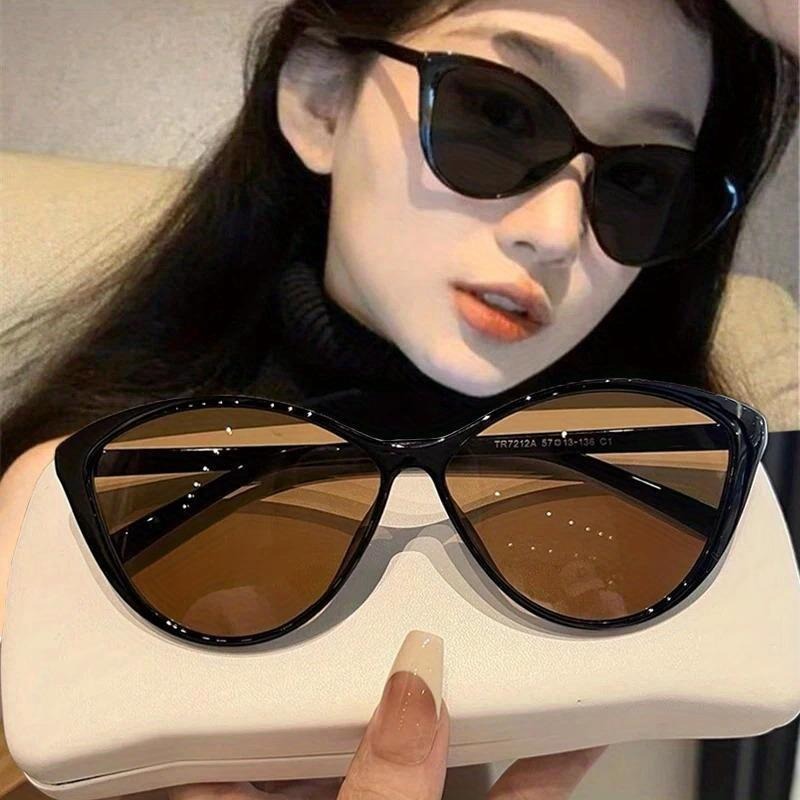 1Pc Retro Frame Cat Eye Sungla - Vintage Fashion Pieces ulasan dan harga
